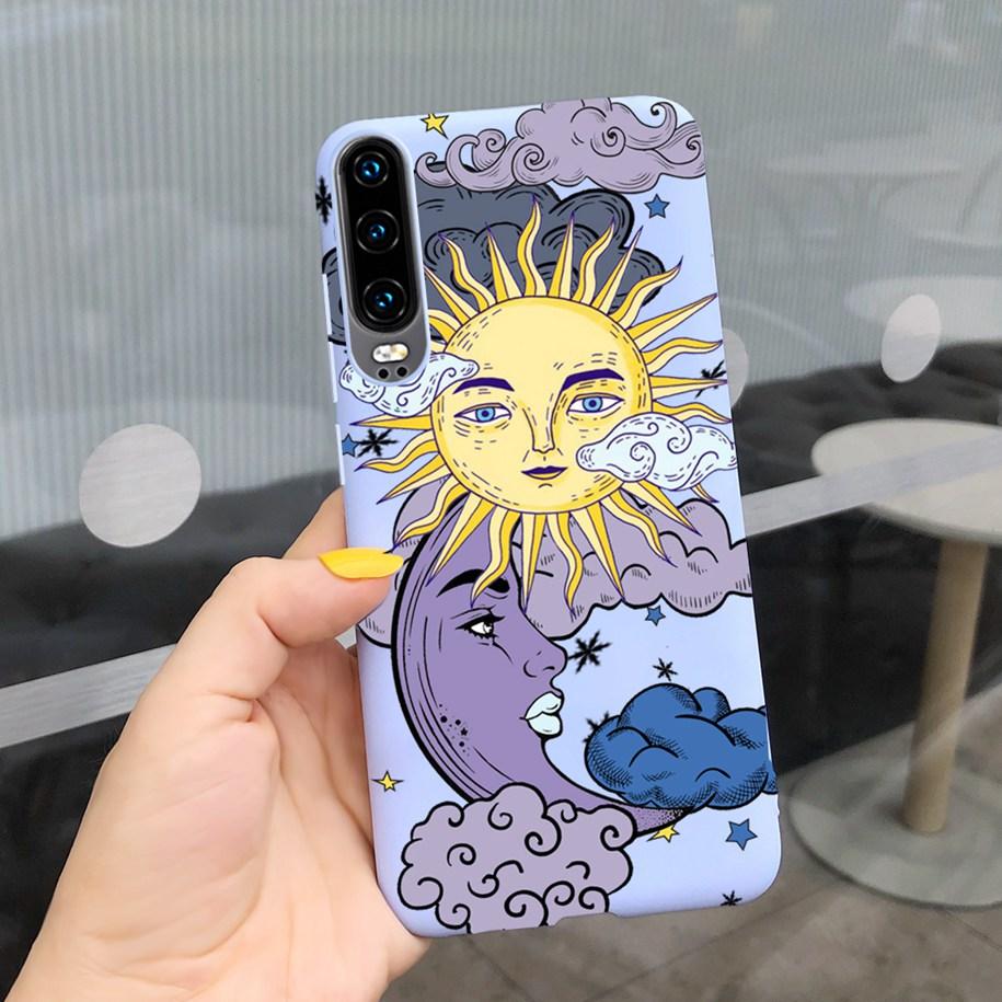 P30 Lite Case Fashion Flower Pattern Phone Case For Huawei P30 P 30 P30Lite 2020 MAR-LX1M Shockproof Bumper Soft TPU Funda Coque
