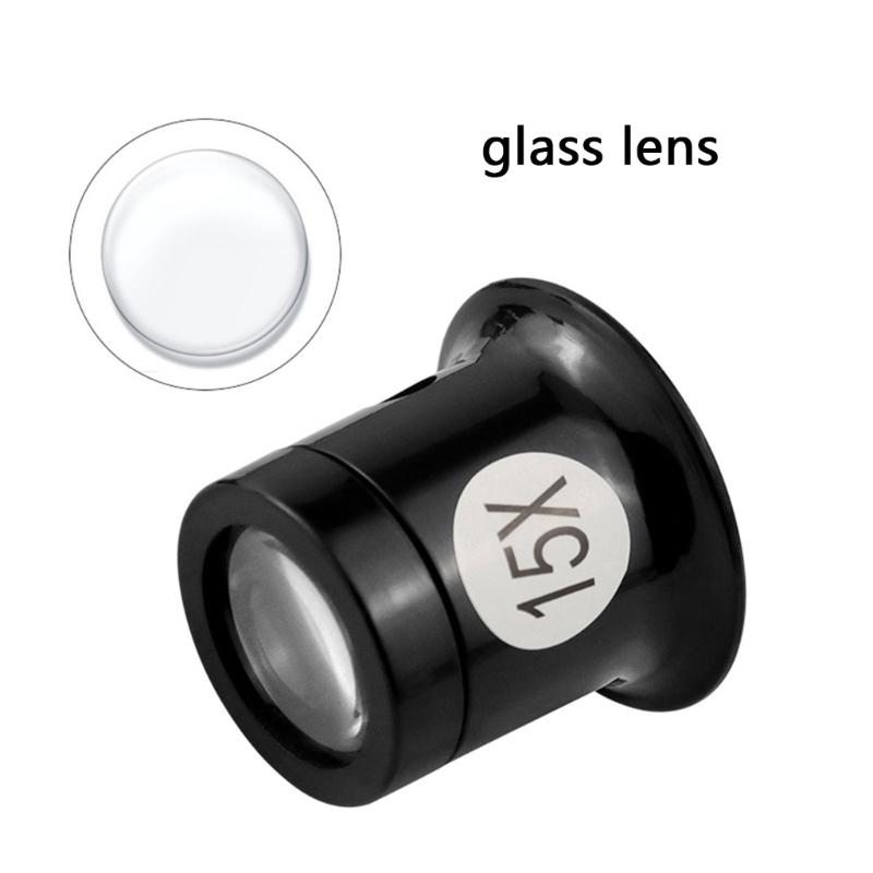 Jewelers Loupe Portable Monocular Magnifier Magnifying Glass Tool For Clock Maintenance Craftsmen And Hobbyists