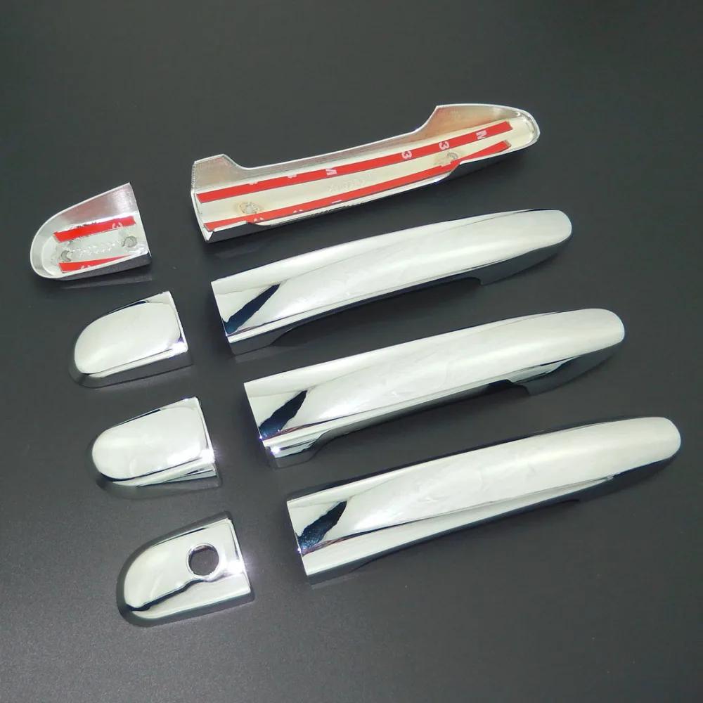 For Mazda CX-3 CX3 2015-2018 Chrome Door Handle Cover Trims & Door Bowl Cover Car Styling 2016 2017