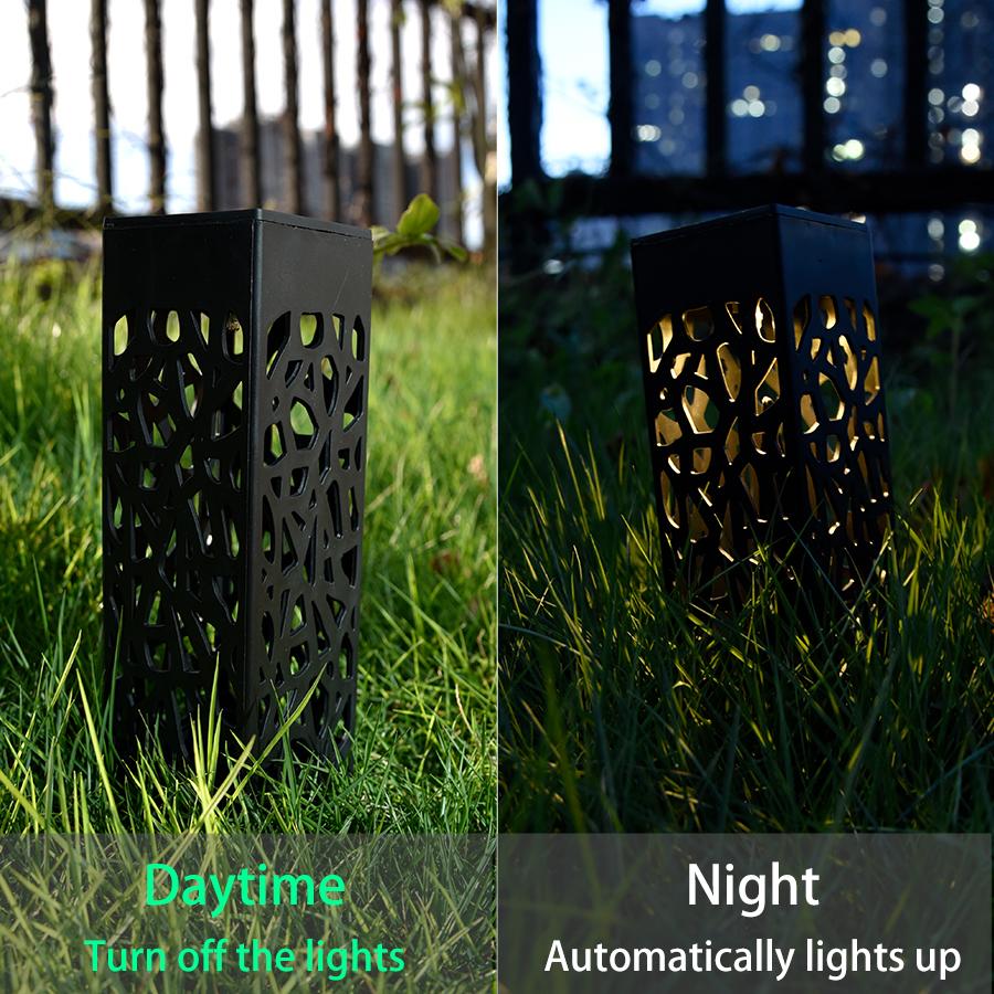 1/2/4 Stück Solar Rasenleuchte Außen LED Solarlampe Solarbetrieben Garten Dekorationsleuchten Wasserdicht Für Hof Park Gehweg