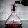Decantor Vin Whisky Iceberg 1500ML Cristal Fără Plumb Handmade Turnător Vin Carafă Îngroșată Pot Distribuitor Vin Accesorii Bar