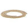 3 Rows Diamond Mesh Wrap Roll Sparkle Crystal Rhinestone Ribbon Decoration (Gold)