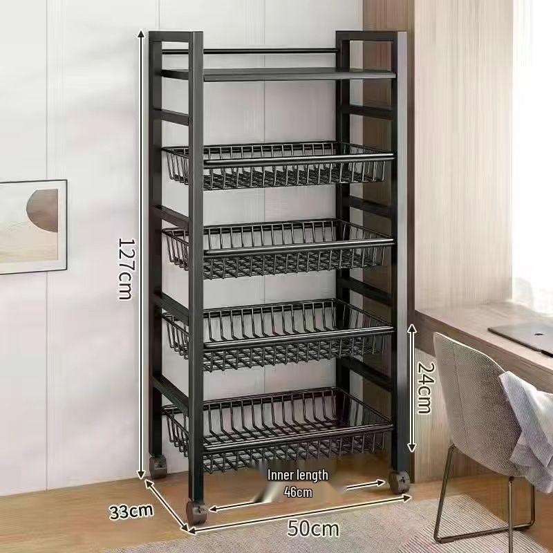 Kitchen Storage Rack for Cleaning Supplies and Organization