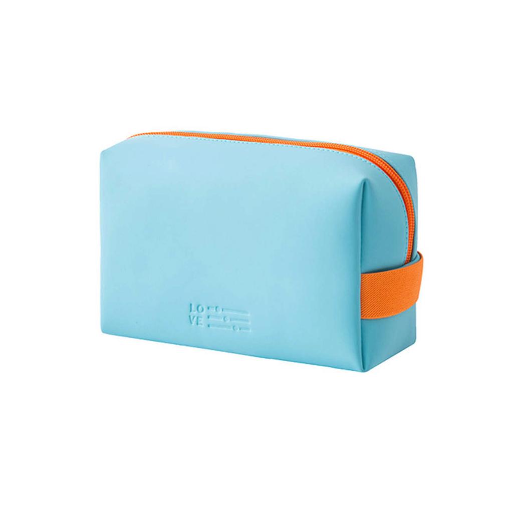 Color Cosmetic Bag Briefcase Style Portable Cosmetic Bag Hand Cosmetic Bag