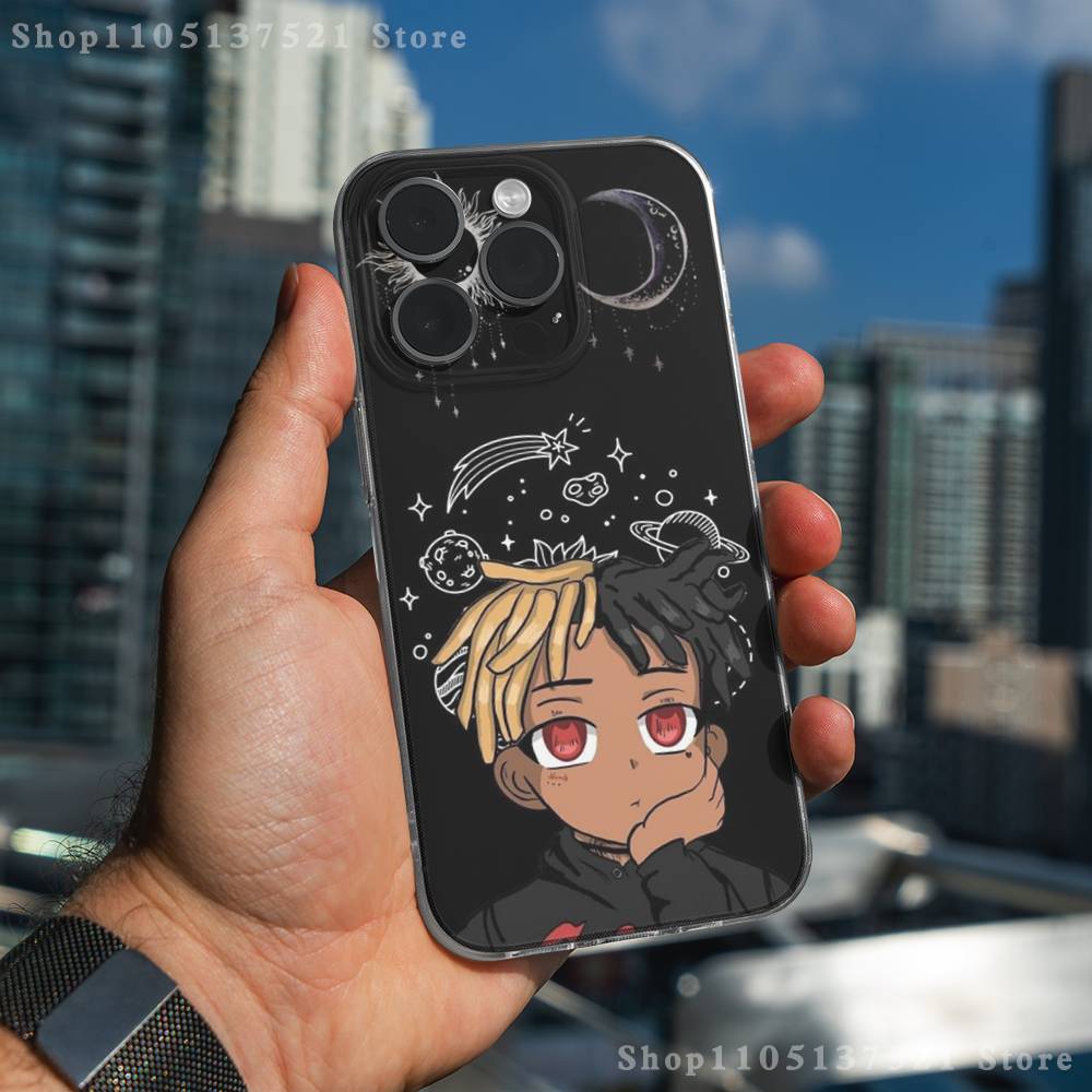 Rapper X-XXXTentacionS Phone Case For iPhone 17,16,15,14,13,12,11 Pro,Max,Plus,X,XS,XR,SE4,E Mini Transparent Soft Cover iPhone13mini