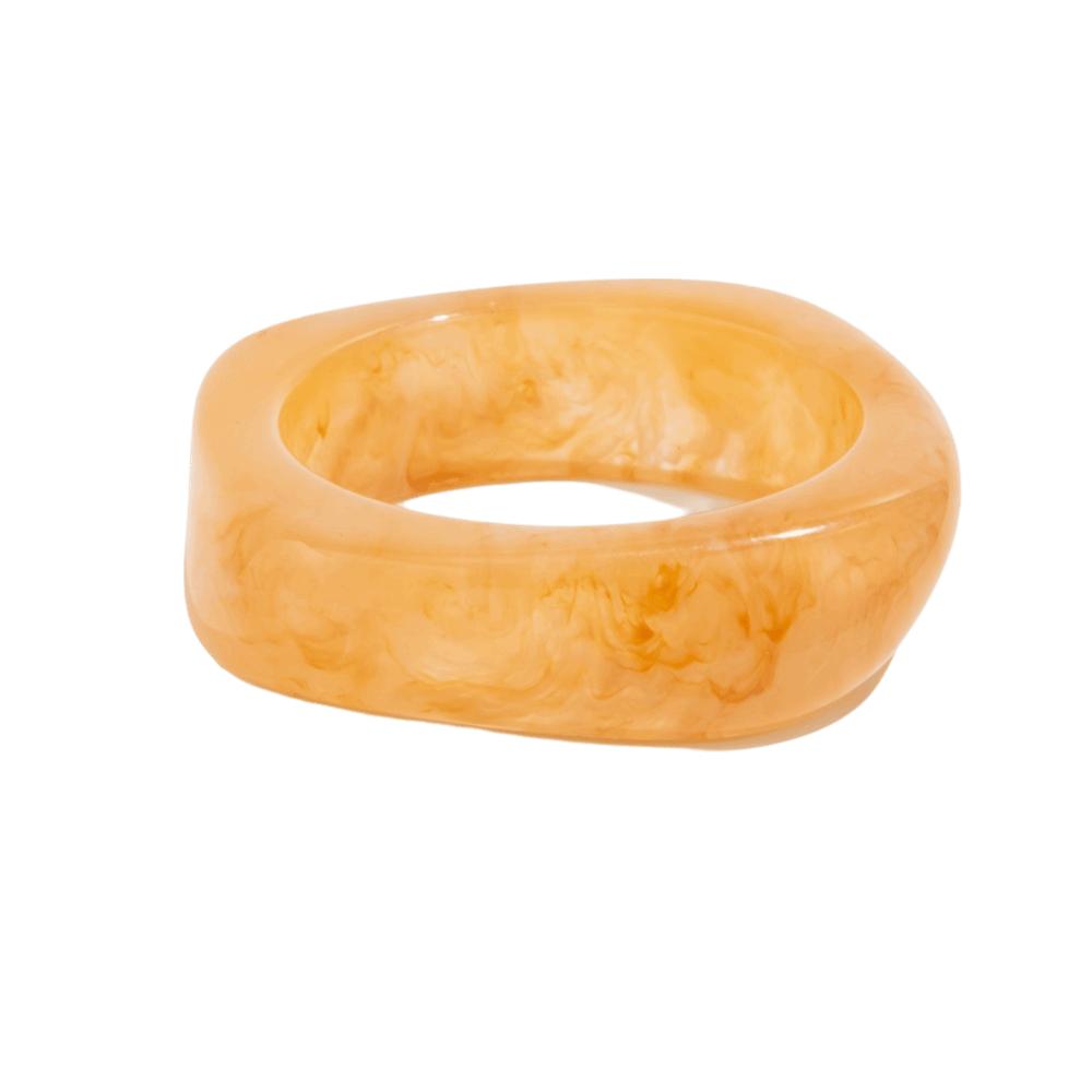 Europe American Style Irregular Wide Bracelet Minority Design Green Hand Ring  Girls