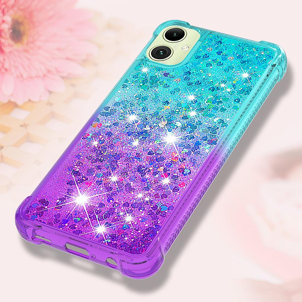 For Samsung Galaxy A05 4G TPU Case Gradient Quicksand Phone Back Cover