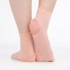Organic Cotton Tabi Natural Crew with Moisturizing Heel Sizes Natural Color Socks, Plant-Dyed, Women's, Length, Silicone, Care, 23-25cm, (Earl Grey)