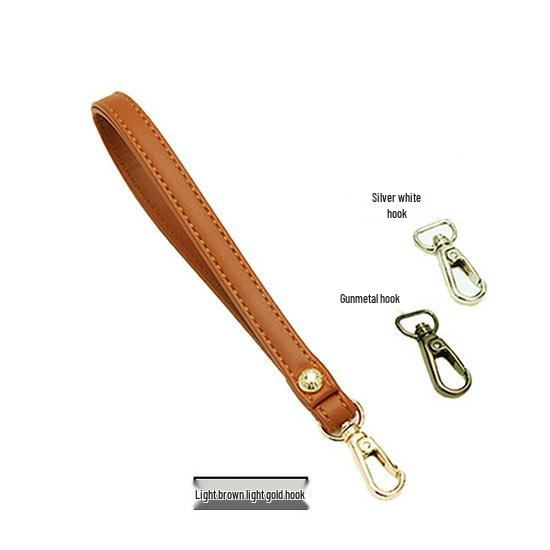 

Женский черный ручной клатч с ремешком и аксессуарами 21cm Light Gold Hook