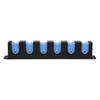 Wall Mounted Fishing Rod Rack Chemical Resistant Vertical 6 Fishing Rod Holder with 4 Screws