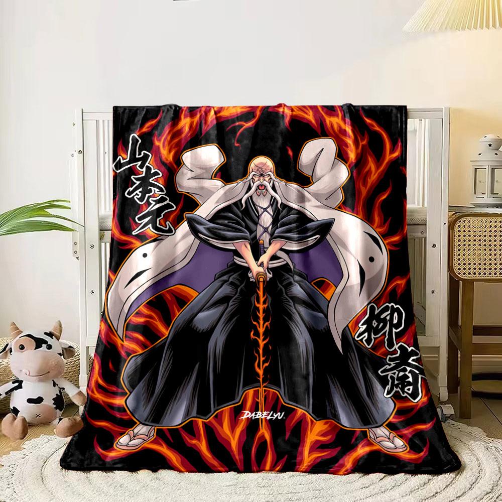 

Fiery aura surrounds sword-wielding figure, emphasizing intensity and power. for all seasons blanket lunch break throw gift 80cm x 120cm