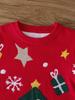 Autumn/Winter Children's Christmas Jacquard Knit Pullover Sweater