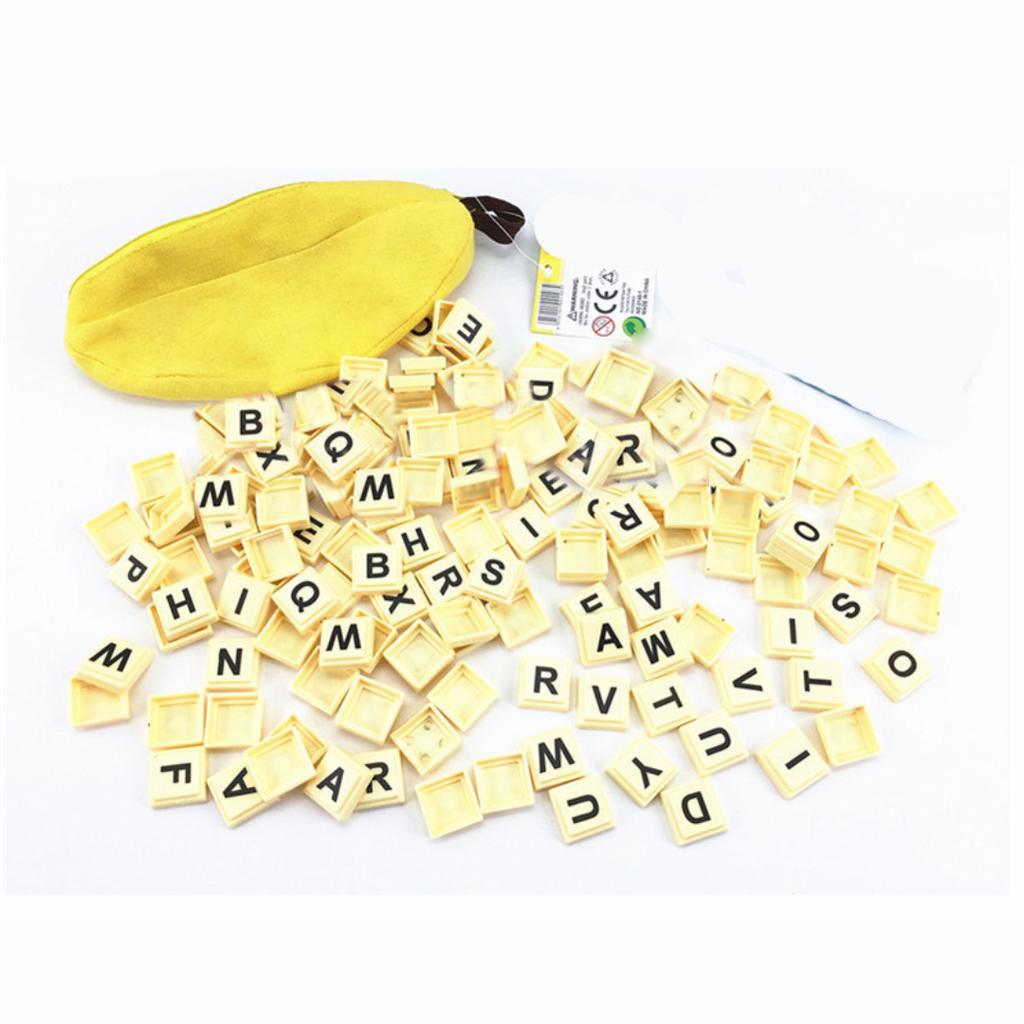 Buchstaben-Rechtschreibspiel-Set, Inklusive Aufbewahrungstasche, Rechtschreib-Brettspiel, Kartenspiel, Ideales Spiel für Familientreffen, Geschenk