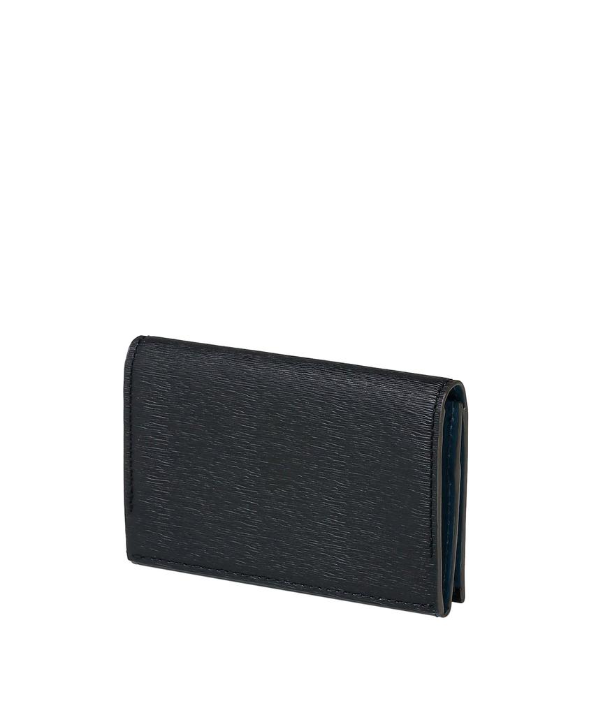 Paul Smith Cropped Logo Business Card Black Holder,