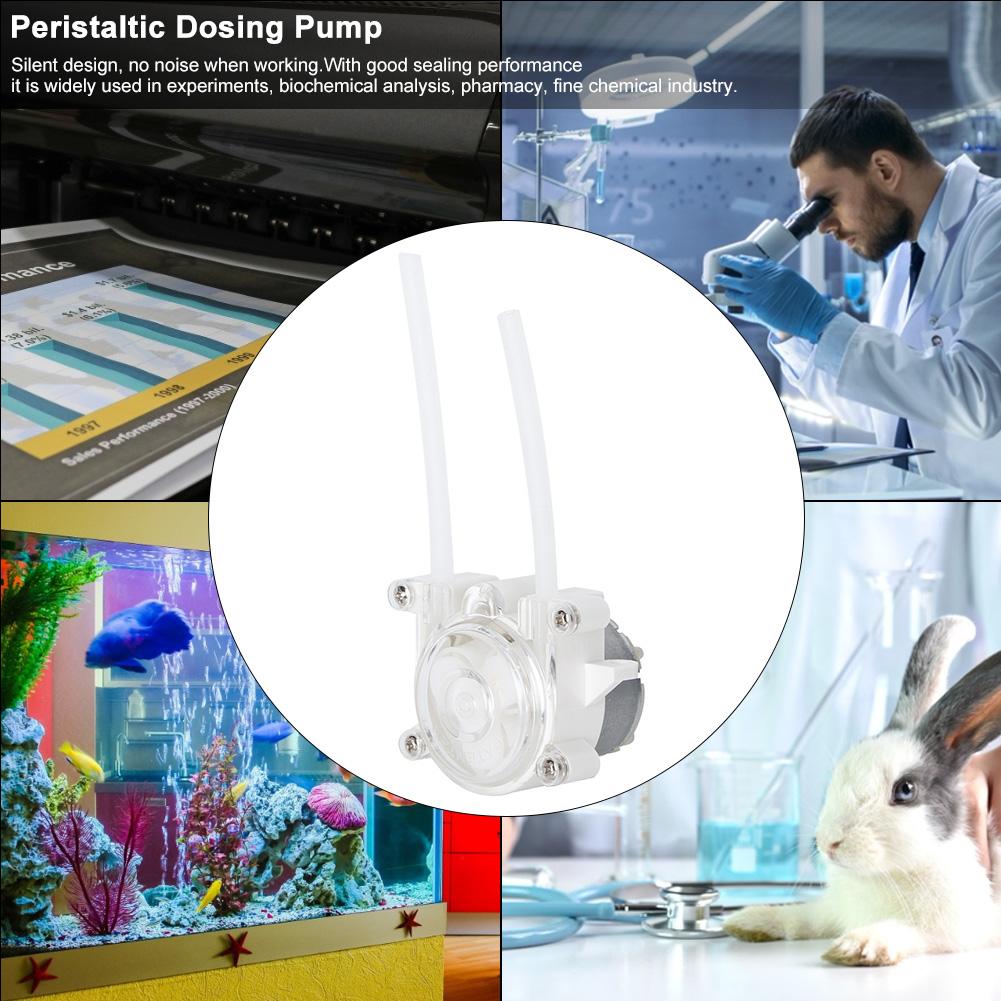 Garden 6V Mini Peristaltic Liquid Pump DIY Dosing Pump Hose Pump for Aquarium Lab Analysis