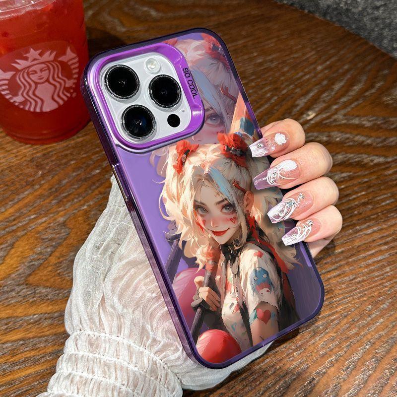 Clown Women's Apple 15/14/13 Phone Case iPhone11/12Promax All-inclusive Xr New Xs Case 78P