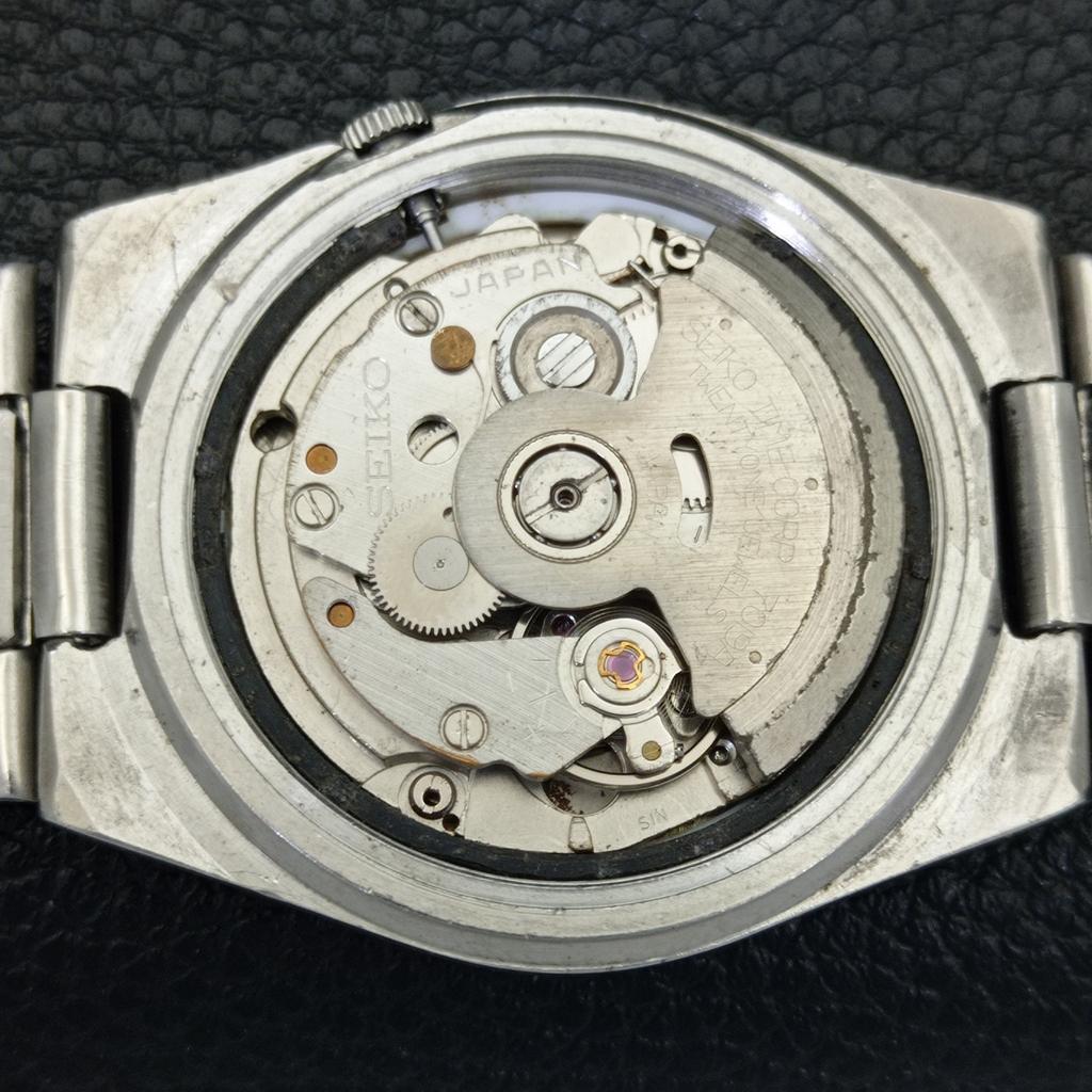 GENUINE VINTAGE SEIKO AUTOMATIC 7009A JAPAN MENS BROWN DIAL WATCH A701596-5