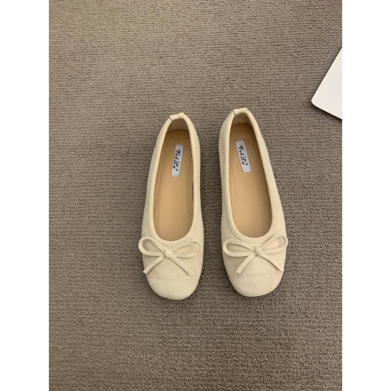 Gentle ballet ladyshoes flat shoes French retro soft sole silver new Chinese red single shoes spring small fragrant wind women's shoes