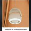 Wall Mounted Desktop Turbo Fan Outdoor Night Light Small Fan Portable USB Rechargeable Lighting Electric Fan