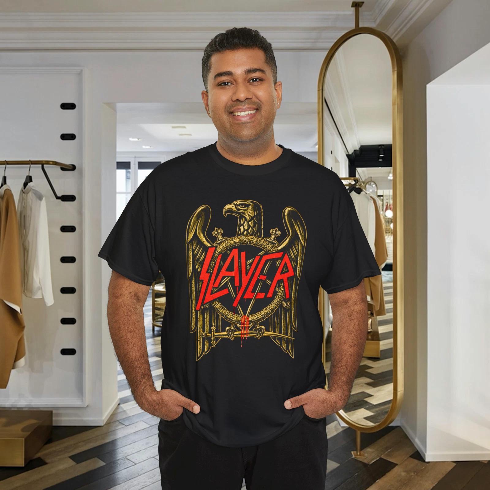 Slayer Black Graphic Tee T-Shirt M
