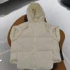 Solid Color Vest Women's Loose Autumn and Winter New Fashion Down Vest Stand-up Collar Large Version Vest Jacket