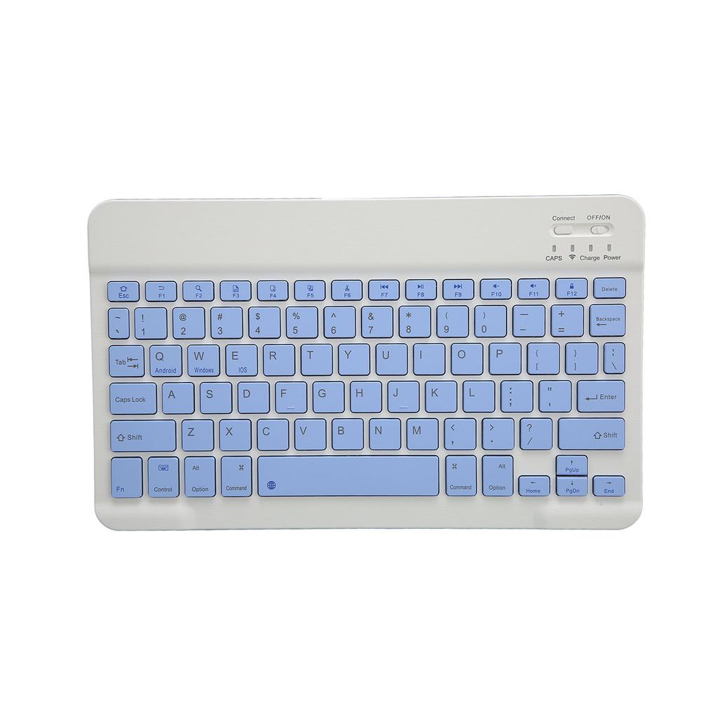 78 Key Wireless Bluetooth Keyboard 32.8ft Ergonomic Ultra Thin Silent Rechargeable Keyboard for IOS for Android for Win