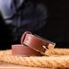 Vynikající dámský kožený opasek GRANDE PELLE Leather Belt 21448 Růžový