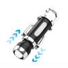 Rechargeable Mini EDC Keychain Flashlights Multifunctional Work Lights Portable Emergency Light for Walking Searching Hiking