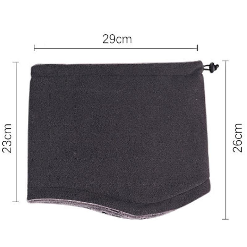 Cachecol de Inverno para Ciclismo ao Ar Livre, Babete Quente de Lã Espessa, Proteção contra Poeira, Cobertura de Pescoço de Lã