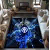 Borussia Dortmund Printed Flannel Area Rug Non Slip Soft Polyester Floor Carpet Indoor Decor Mat for Bedroom Living Room Sofa