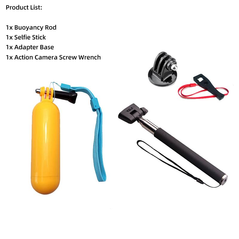 For SJCAM SJ4000 Frame Tripod Selfie Stick Buoyancy Stick Suit For SJCAM SJ4000 SJ4000 WIFI SJCAM SJ4000AIR Action Camera