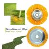 Landscaping Weeding Machine Nylon Wheels Weed Remover Tool Rotary Weed Brush Joint  Power Universal Grass Trimmer Head