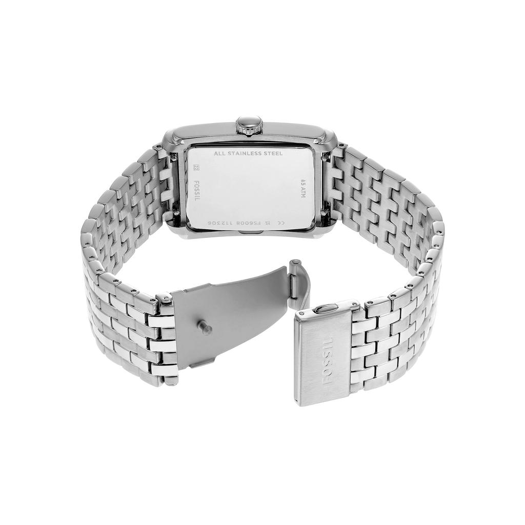 Fossil Carraway FS6008 Męski Srebrny Zegarek na Rękę