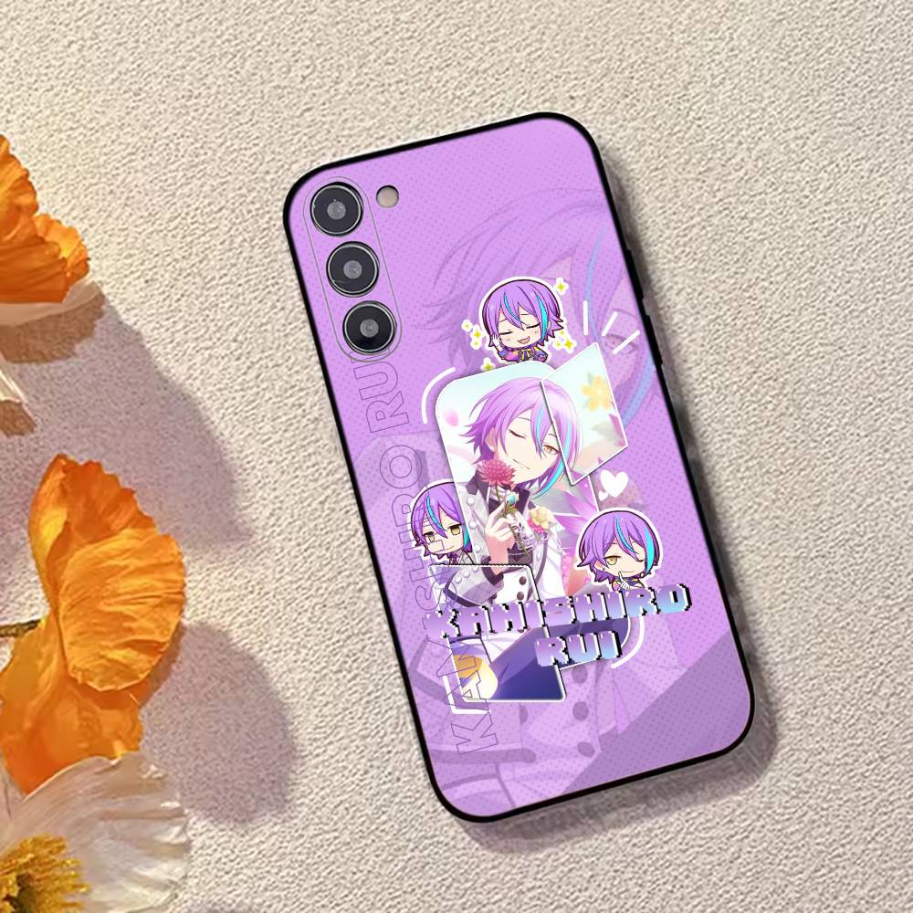 Rui Kamishiro Game Project Sekai Phone Case For Samsung Galaxy A73,A72,A71,A70,A53,A52,A51,Others Soft Black Cover