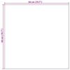 Striped Light Brown Carpet Tile 50 x 50 cm 20 pcs