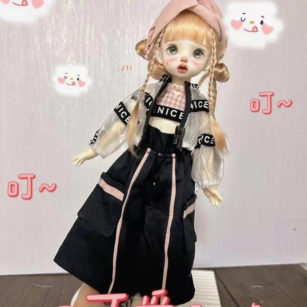 Móda Roztomilý Ležérní 30cm Oblečení pro panenky Šaty Oblečení na převlékání 1/6 BJD Panenka Oblečení Set Dívčí Hračka Dárek Doplňky pro panenky