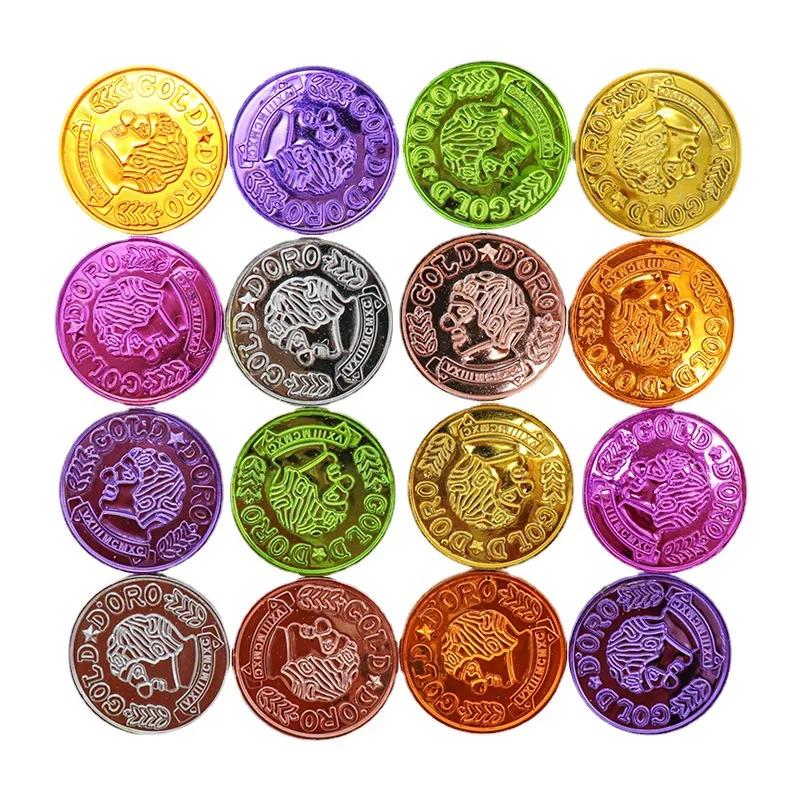 102550 Stück Plastik Piratenmünze Clownmuster Kinderparty Falscher Schatz Festival Party Geburtstagsgeschenk Kinder Goldmünzen Spielzeug