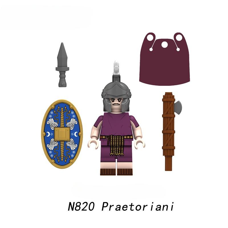

Римский центурион Мини-кубики Куклы Фигурки Кирпичики Тессерарий Преторианцы Сборные игрушки для детей N818-821