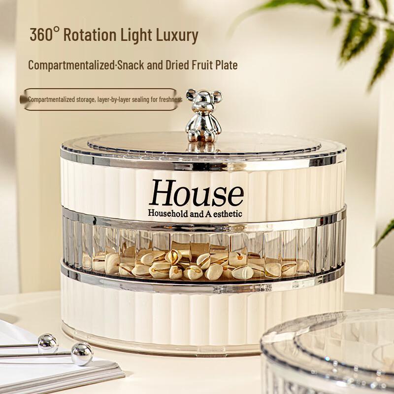 Baizi en Rotating Bear Fruit & Candy Tray