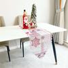 Christmas Table Runner Christmas Polyester Printed Tablecloth Decorative Table Napkin