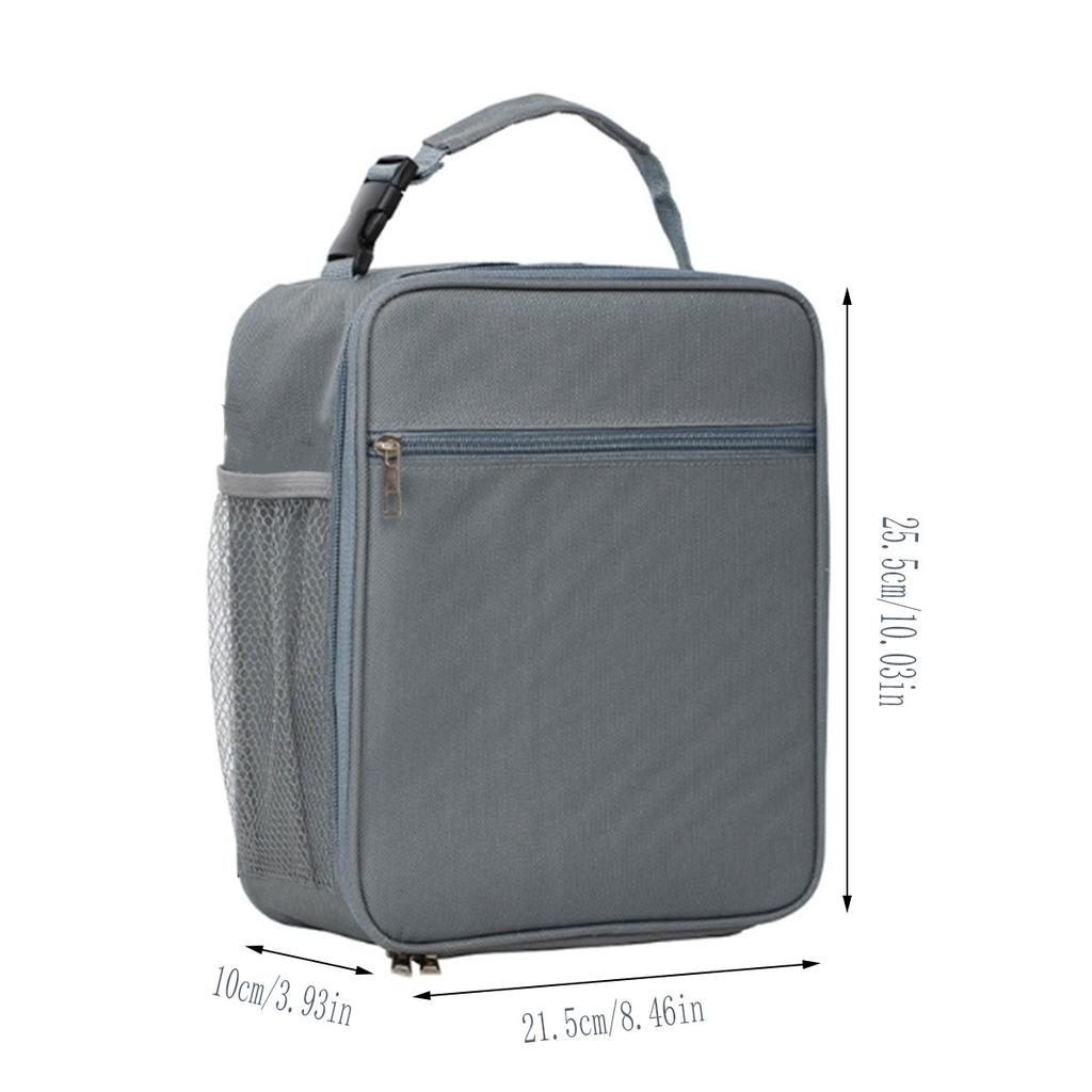 Portable lunch box thermal bag to work with rice portable bento bag aluminum foil thickened ice bag large capacity lunch box bag