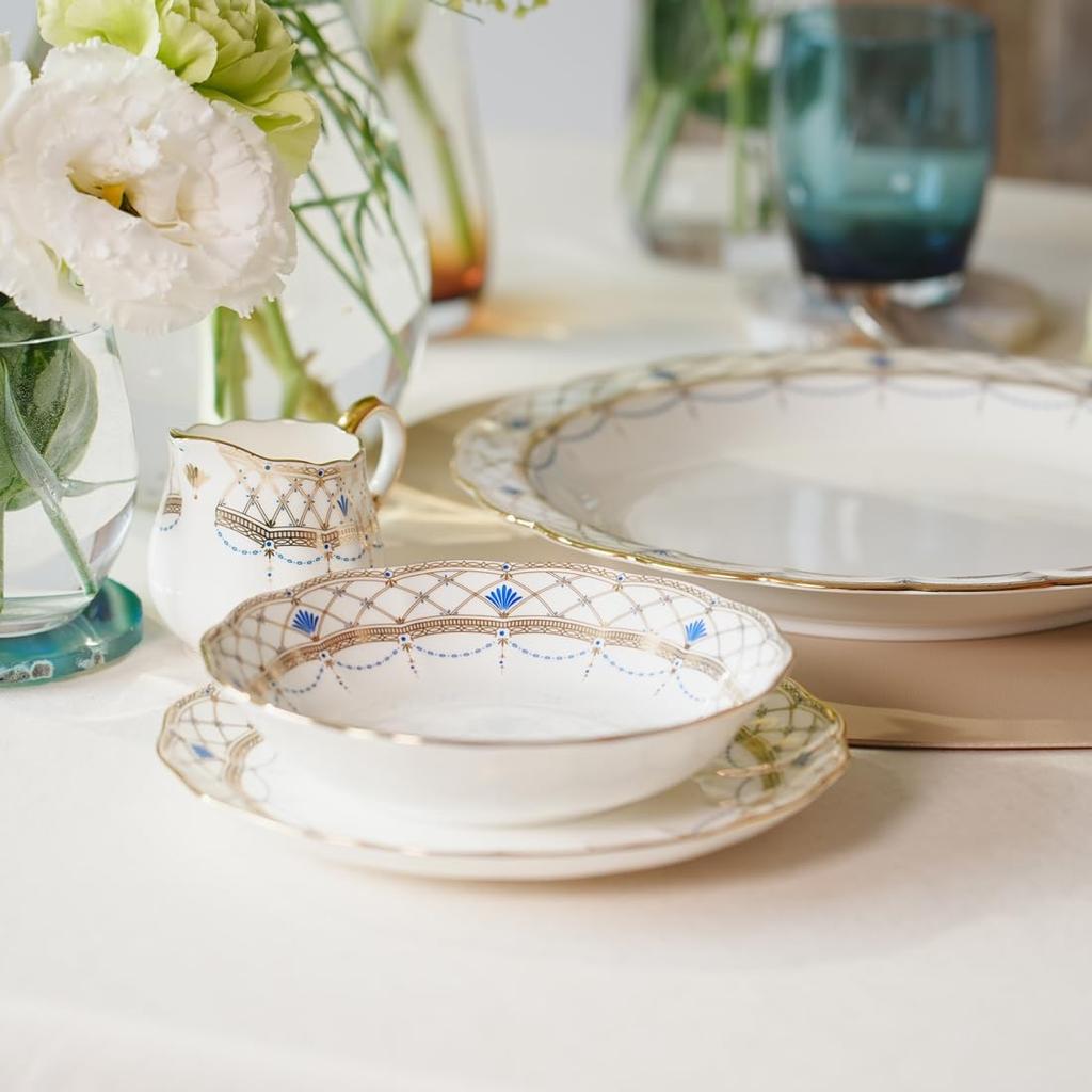 NARUMI Prima Donna Feito em Elegante Tigela de Presente para Frutas e Saladas, 14cm, Dourado, Japão, Elegante, Deslumbrante, Tigela, Em Caixa, 52476-1415