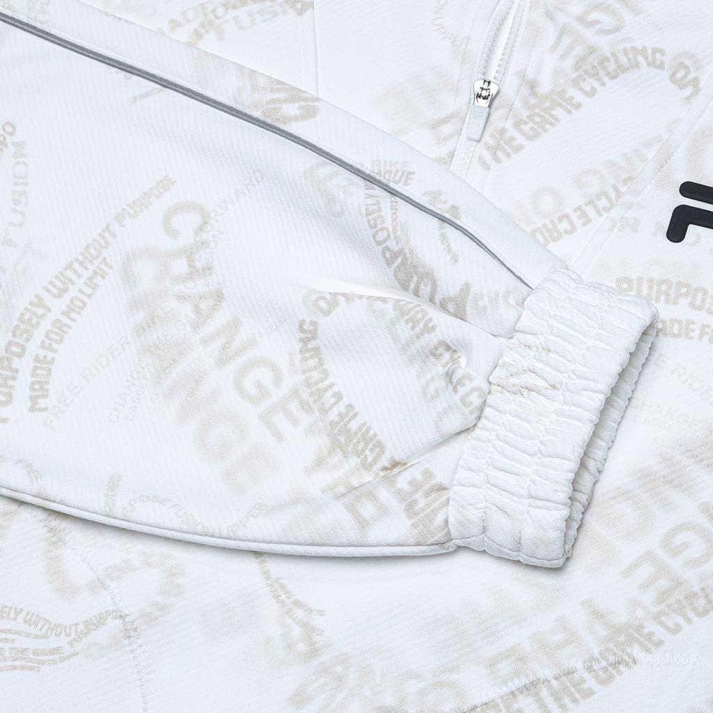 Fila Fusion Letter Print Loose Sports Hoodie Women Hoodies White T11W341203F-WT