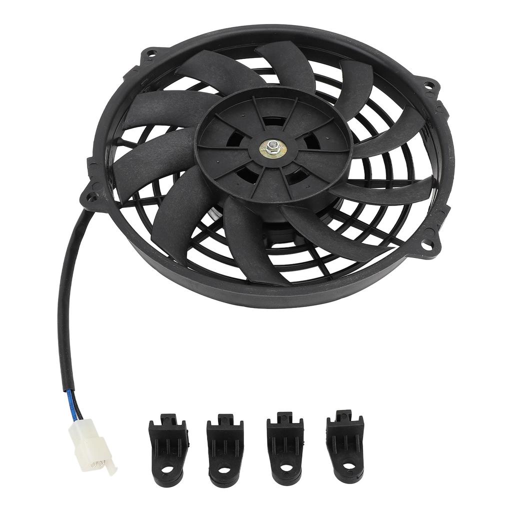 Motorcycle Radiator Cooling Fan 12V Universal High Performance Oil Water Cooler Engine Electric Fan