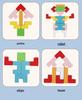 Tetris-Themed Wooden Blocks Puzzle for Kids – Brain Teaser & Color Recognition Toy