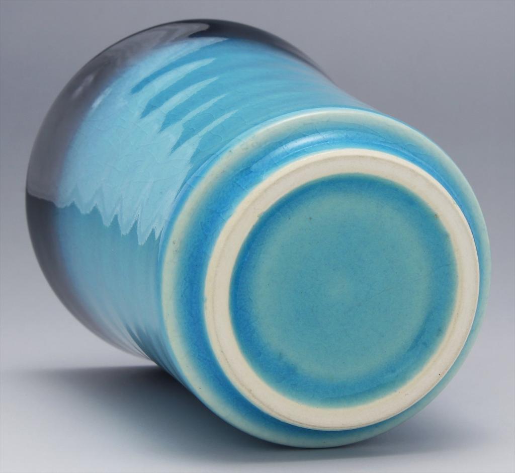 Mino Higashiyama Stylish Japanese Made in Product ware, Kiln, "Turquoise" Teacup, Capacity Approx. 190ml, Diameter Approx. 7cm, Height Approx.