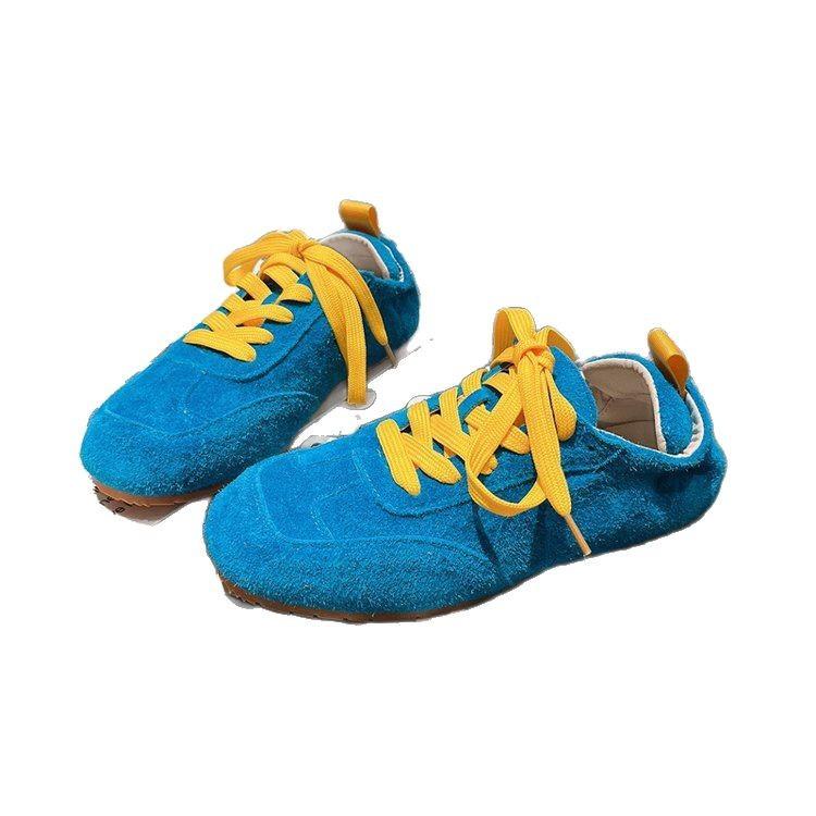 Soft Leather Edition~ Lace-up Casual Shoes Board Shoes Dexun Shoes Soft Sole 2025 Spring New Versatile Single Shoes Biscuit Shoes Women