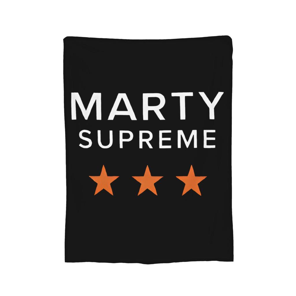 Marty Supreme Blanket Cover Ping Pong Film Wool Throw Blanket Bed Sofa Decoration Soft Warm Bedsprea,
