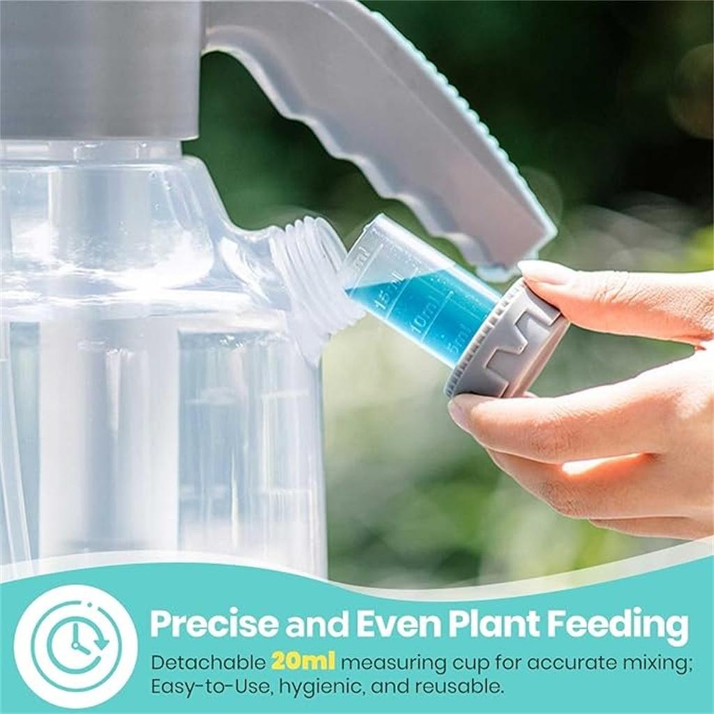 Ultra-Fine Mist Spray Bottle 3L – Multi-Purpose Glass Cleaning, Car Wash, Flower Watering, Garden Sprayer with Measuring Cup