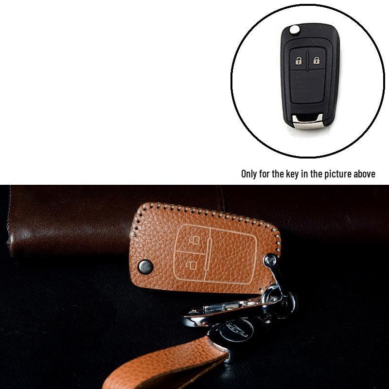 Leather Key Case for Buick Models: Excelle, Verano, Envision, GL8, LaCrosse, GL6, Regal, Excelle GT
